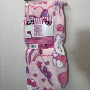 Hello Kitty Pink and Purple Throw Blanket